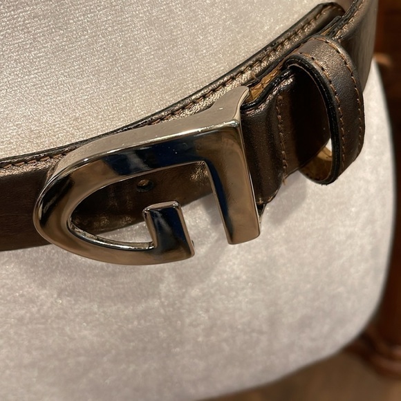 Kudos burnished bronze leather  belt 30” - Picture 2 of 6